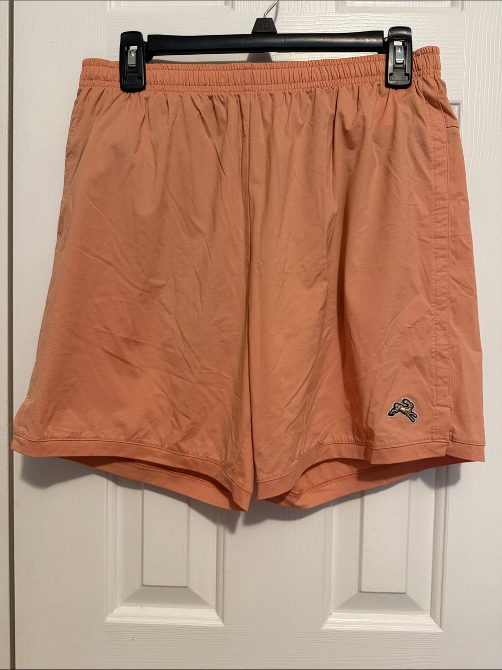 Tracksmith Peach Athletic Running Shorts